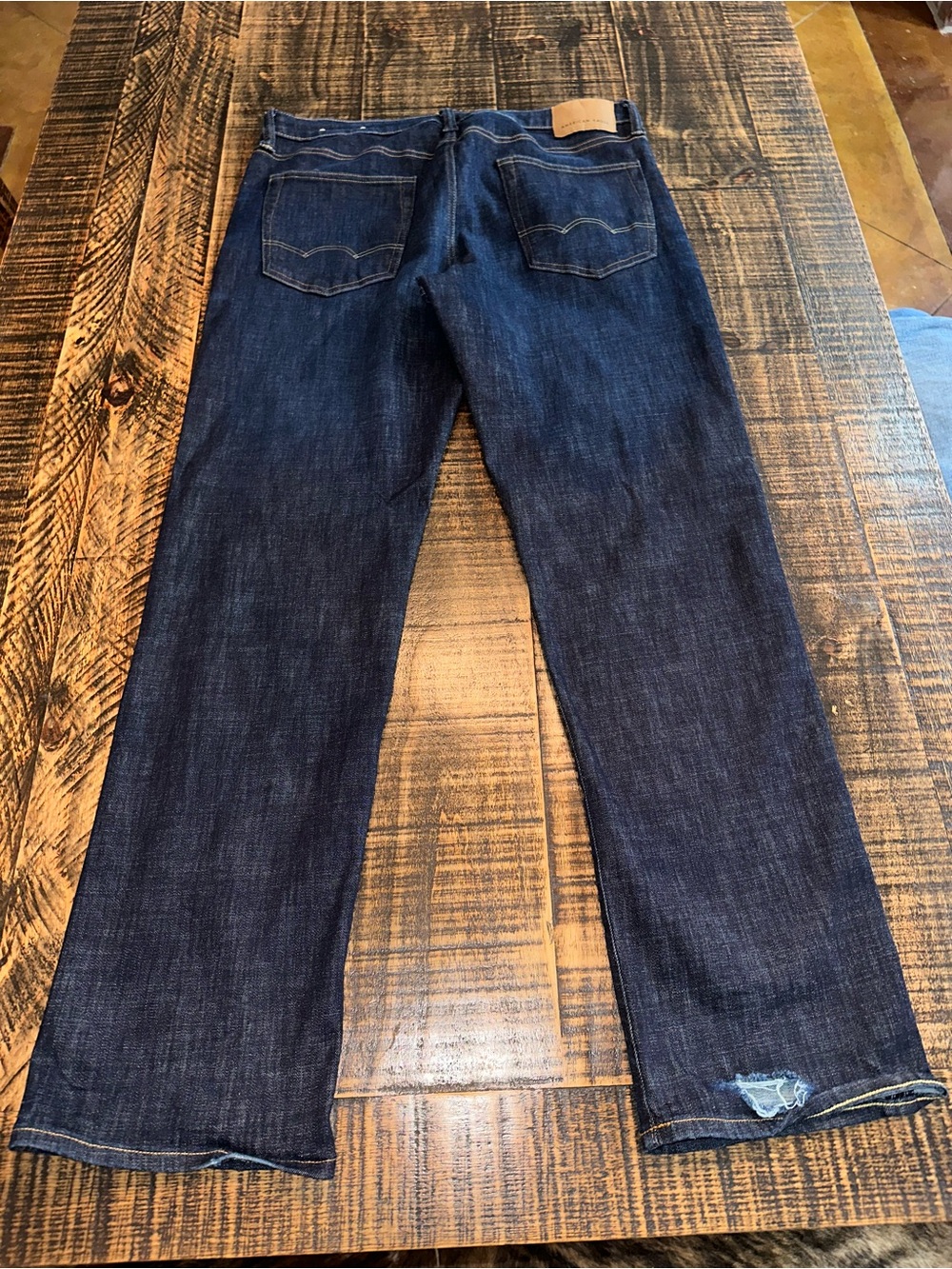 American Eagle size 36x34 Relaxed Straight Mens Jeans